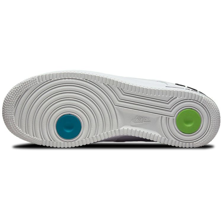 Мужские кроссовки Air Force 1 07 LV8 3 Peace Love Nike белые университетско-красные DM8148-100