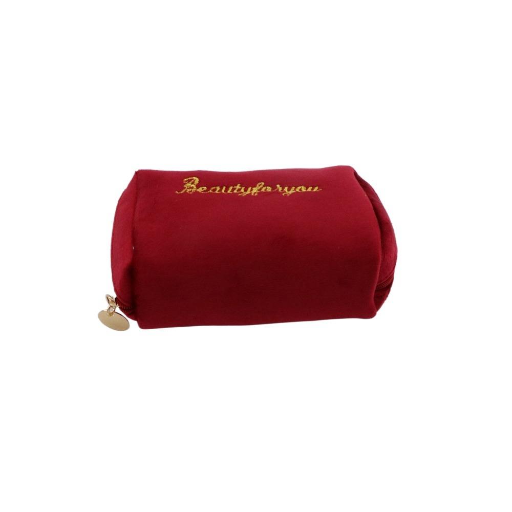 Женские мини-сумки для макияжа из бархата на молнии, косметички, сумки для помады