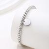 53 4mm Gold/Silver Stainless Steel Beaded Elastic Bracelet For Men Women Comfort Fit Adjustable Wristband
