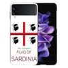 Flag of Sardinia Phone Case For Samsung Z Flip 6 7 5G Galaxy Z Flip 5 4 3 5G Cases Shockproof Hard Cover TPU