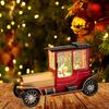 Christmas Music Box with 8 Glittering Lantern Night Light Decoration Xmas Ornament