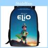 Elio Anime Cartoon Print Oxford Backpack Breathable School For Gift Students