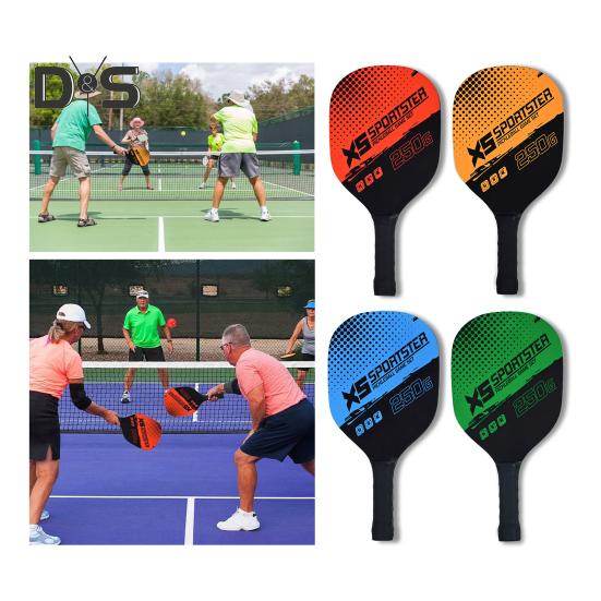 Набор ракеток для пиклбола, 1 пара ракеток для пиклбола с 4 мячами и сумкой для хранения, ракетка для пиклбола для мужчин и женщин, для занятий спортом в помещении и на открытом воздухе