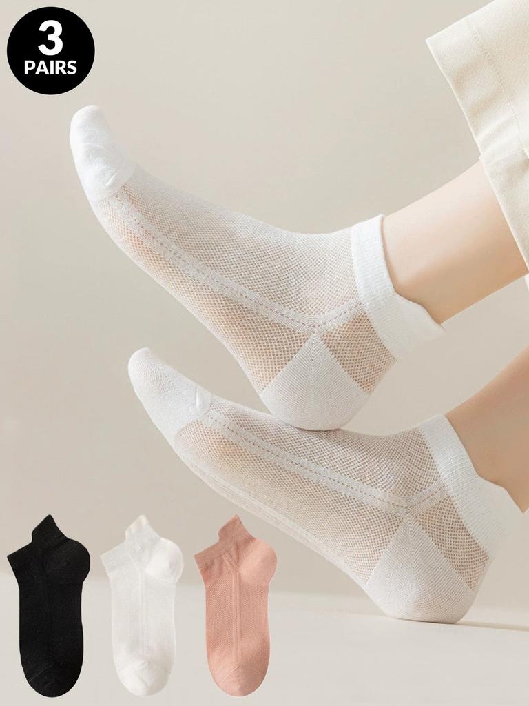 6 пар женских коротких носков, тонкие носки-лодочки на четыре сезона, дышащие летние невидимые носки-лодочки с полым сетчатым верхом и неглубоким вырезом