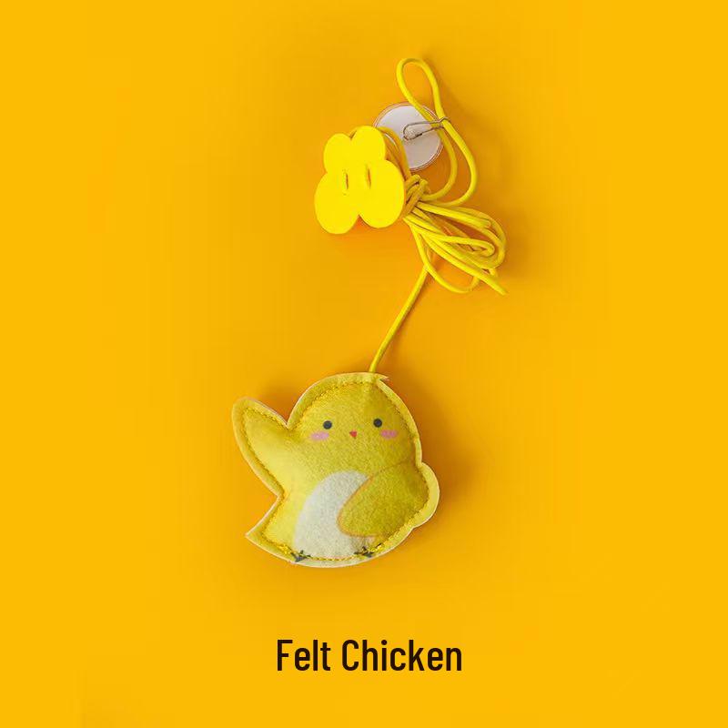 Популярная игрушка-дразнилка для кошек со звуком птицы - Самостоятельная игра и избавление от скуки