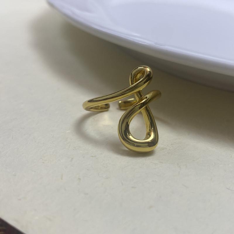 Fashionable Copper Open Adjustable Ring For Women Embellished With Colorful Zircon Stones