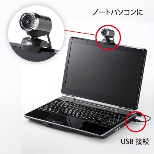 SANWA SUPPLY CMS-V37BK USB-подключенная веб-камера FULL HD 2 мегапикселя со встроенным микрофоном, черная