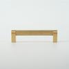 Knurled Solid Brass Furniture Handles Golden Handles for Wardrobe and Drawer Opulent Hardware Finishes Kitchen Cabinet Handles