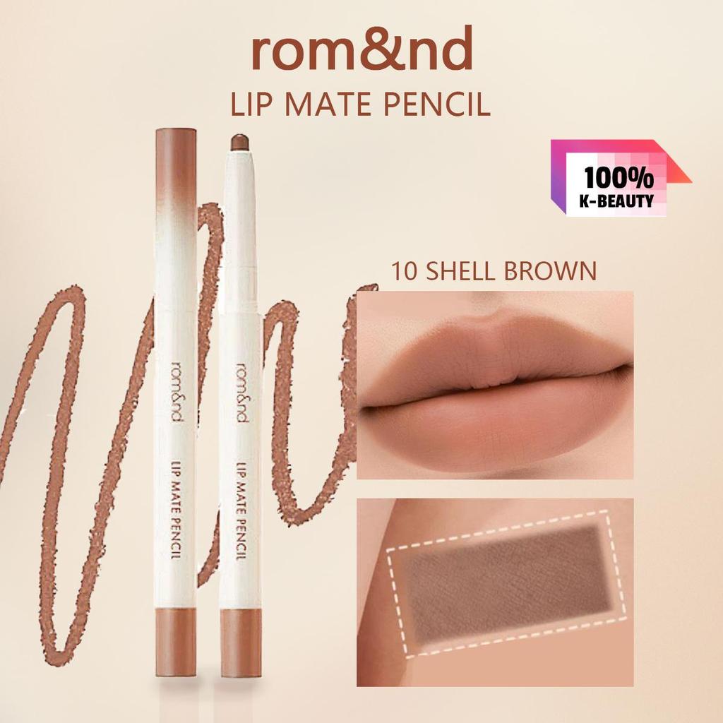 Rom&nd Матовый Карандаш для Губ в Оттенке Tenderly Peach - Кремовая K-Beauty Основа