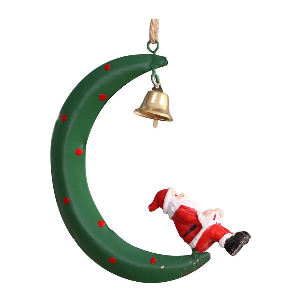 Железные рождественские подвески Санта-Клаус Снеговик Металлические подвески Реквизит Украшения для рождественской елки Украшения