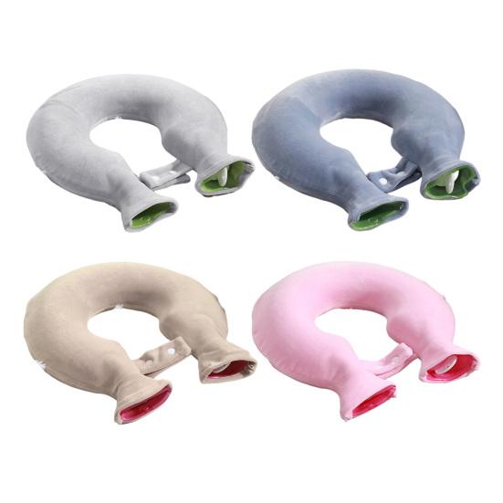 1400 мл U-образная грелка для горячей воды для облегчения боли в шее и плечах, герметичный ПВХ мешок для горячей воды