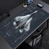 Большой нескользящий коврик Su-57 Истребитель Чертеж Рисунок Pattern XXL Игровой коврик для мыши Для ноутбука Офисная работа Клавиатура Поверхность стола
