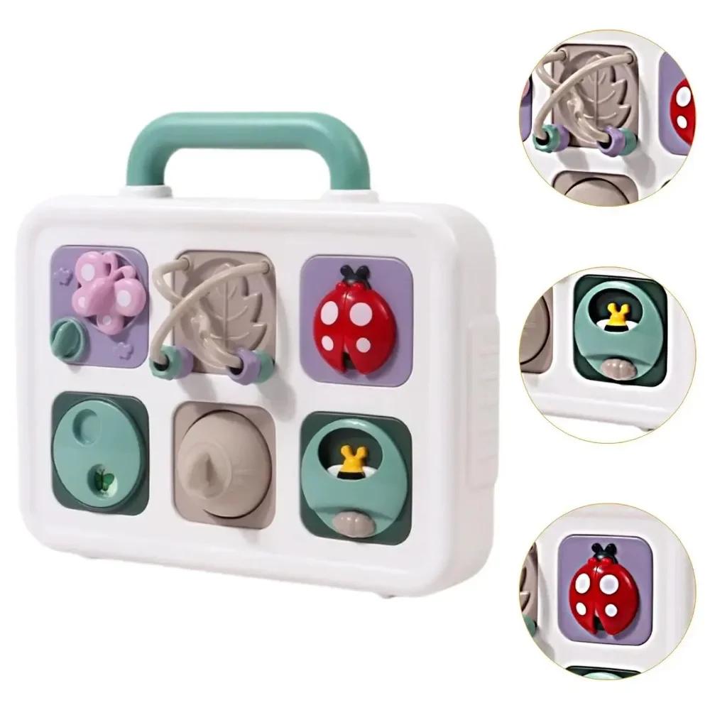 Многофункциональная сенсорная развивающая доска Игрушка для развития мелкой моторики Непоседа Игрушки Дорожная игрушка Развивающая доска для детей Малыш