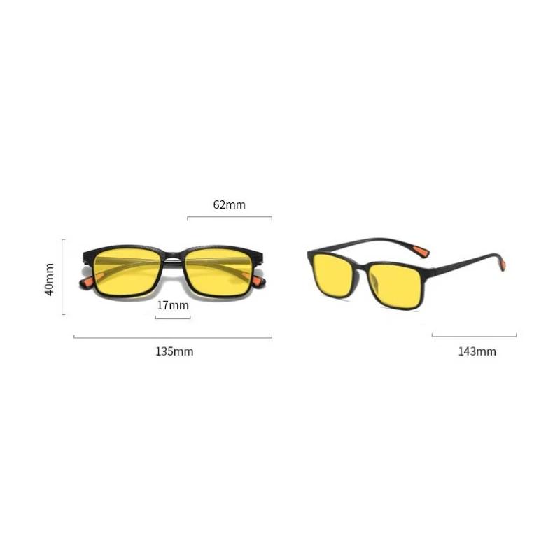 Очки ночного видения с защитой от синего света, очки для ночного осветления и защиты от яркого света, ультралегкие спортивные игровые очки для мобильного компьютера