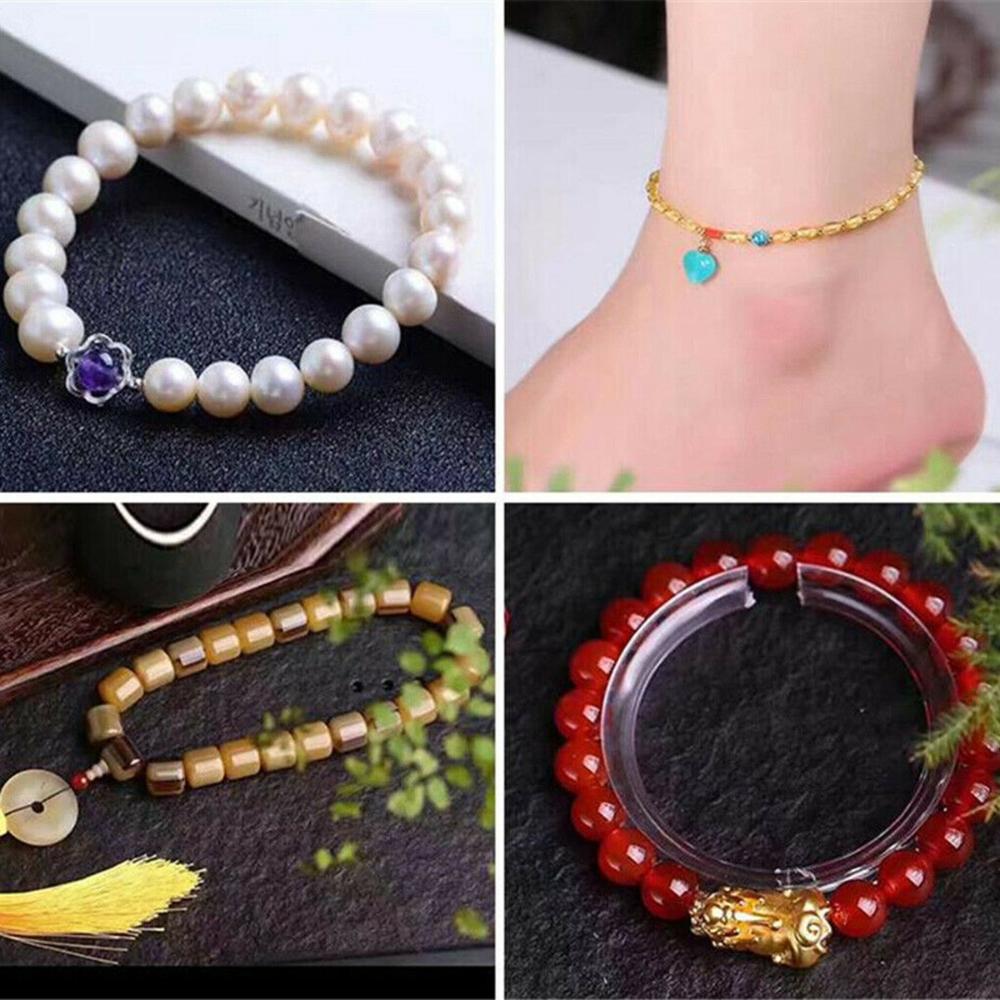 60m Jewellery Making Elastic Strong Rope Stretch Cord Bracelet String Fibre Wire Beading Thread
