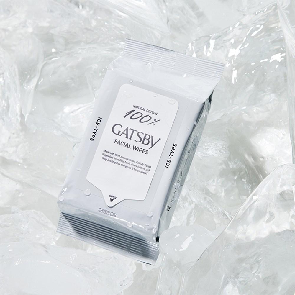 Gatsby Очищающие салфетки для лица Ледяной тип Большие 42 шт 1 шт
