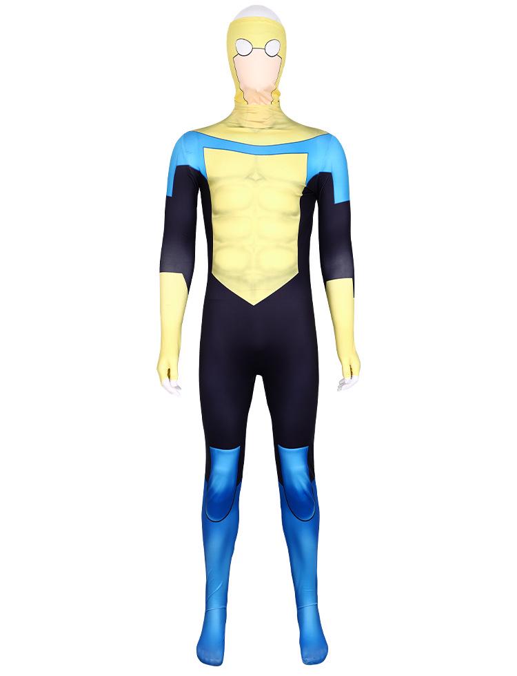Invincible Kid Superhero Cosplay Jumpsuit for Stage Performance