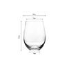 Cocktail Glass Crystal Glass Water Cup Breakfast Milk Juice Cups Party Barware Egg Shape Whiskey Glasses Single-deck Wine Glass