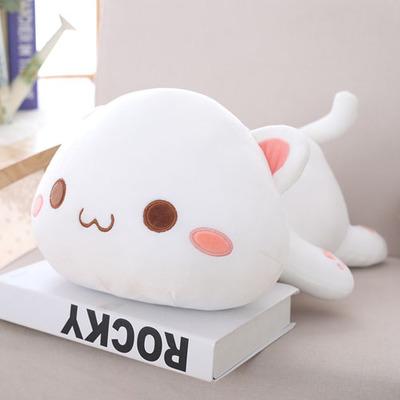 New Arrive 30/50/65cm Soft Cat Plush Toys Big Hugging Pillow Cute Raccoon Dolls Stuffed Animal For Boys Girls Gift