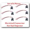 Комплект из 6 шт. Электрический разъем для топливной форсунки FJ301 Подходит: Мазда Б3000 Форд