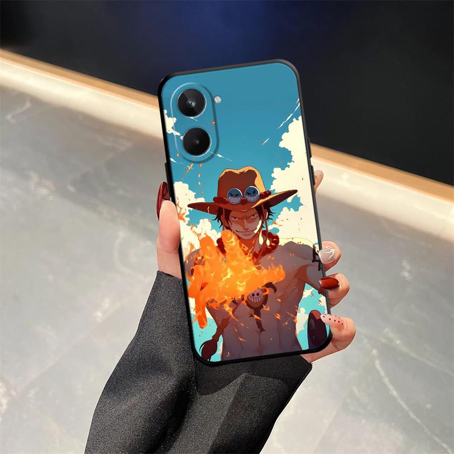 Чехол для телефона для Realme C21 C25 12 14 11 Pro C33 C35 C53 C55 P3 Ultra GT Master Neo2 C15 C12 Nazro 50 50i One Piece Луффи
