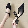 Thick Heel Outdoor Chic and Elegant Women's Sandals Cheap Liquidation Wholesale New Breathable Fashion 2025 Luxury Ladies Shoes