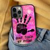 Не трогай мой телефон Мягкий чехол для телефона для iPhone 17 Air 16e Pro max 15 Pro 13 14 Plus 11 12 MagSafe Магнитный Coque
