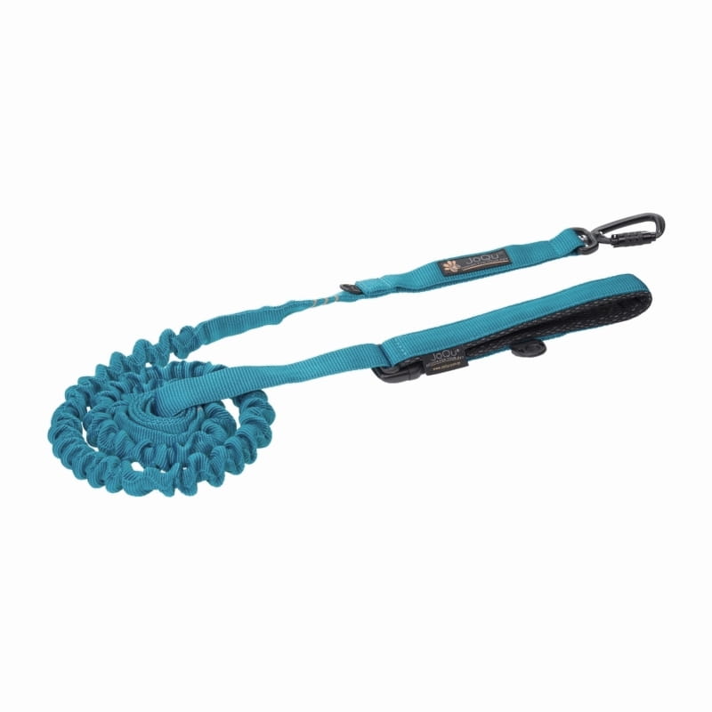 JoQu® Ultra Strong Runners Turquoise Shock Absorbing Dog Leash