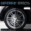 TOCCOOL Reflective Wheel Stickers Car Decorative Stickers Night Warning Stickers Color Full Seals for