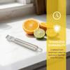 Silver Lemon Zester Stainless Steel Citrus Peeler Fruit Peeling Tools Lemon Peeler  Kitchen