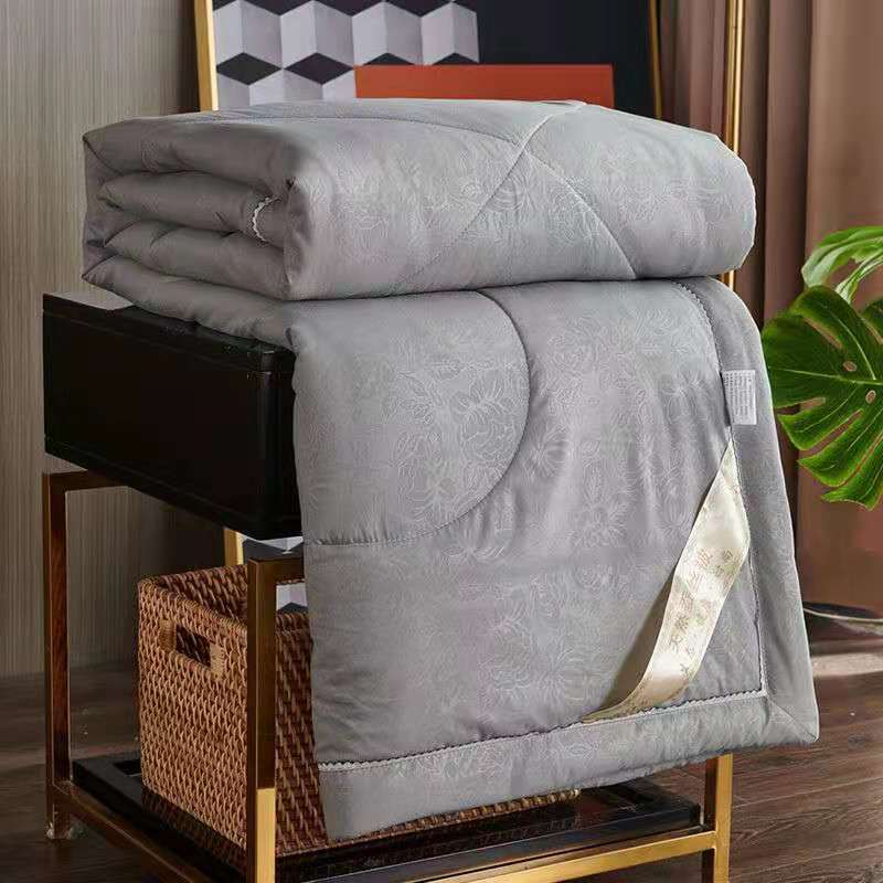 Одеяло из шелка тутового дерева для детей, хлопок, приятный к коже, тисненое тонкое одеяло, полуторный, двуспальный комплект постельного белья, весеннее одеяло, летнее