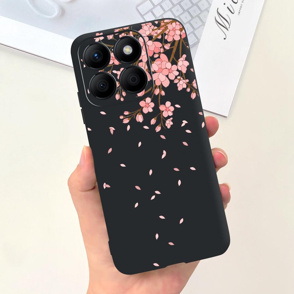 Space Man Dinosaur Back Bumper For Honor X8b Honor X9b Phone Case Matte Liquid Silicone HonorX8b X 8 b Soft Housing Funda Etui