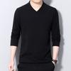 New Autumn and Winter Double-sided Velvet Men's Sweatshirt, Trendy Pullover Bottoming Shirt for Men