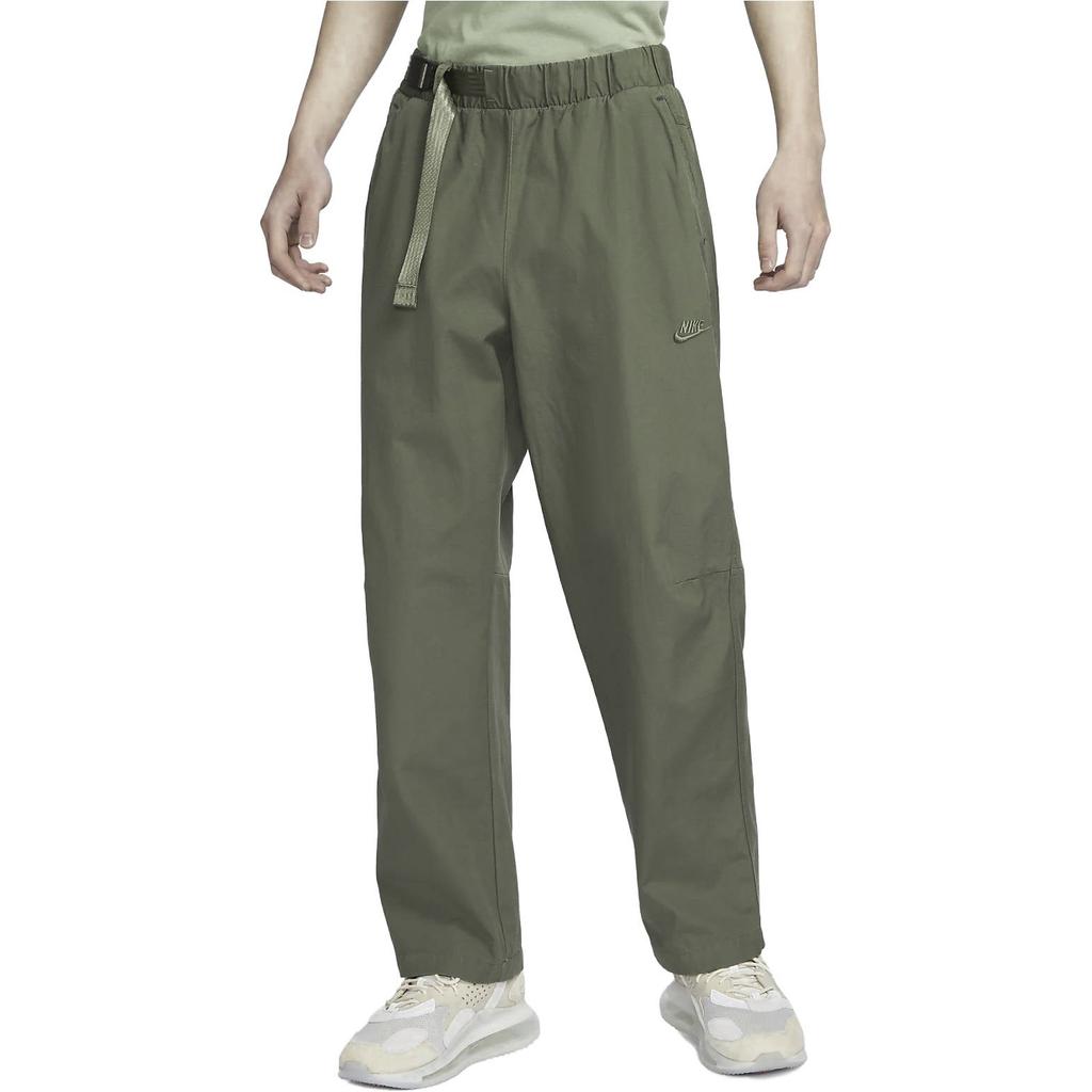 Nike Спортивная одежда Tech Pack Прямые повседневные брюки Мужские брюки Оливково-зеленый DX0242-222