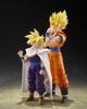 TAMASHII NATIONS Dragon Ball Z Super Saiyan Son Goku The Beginning of the Decisive Battle S.H.Figuarts 145mm PVC/ABS Painted Action Figure