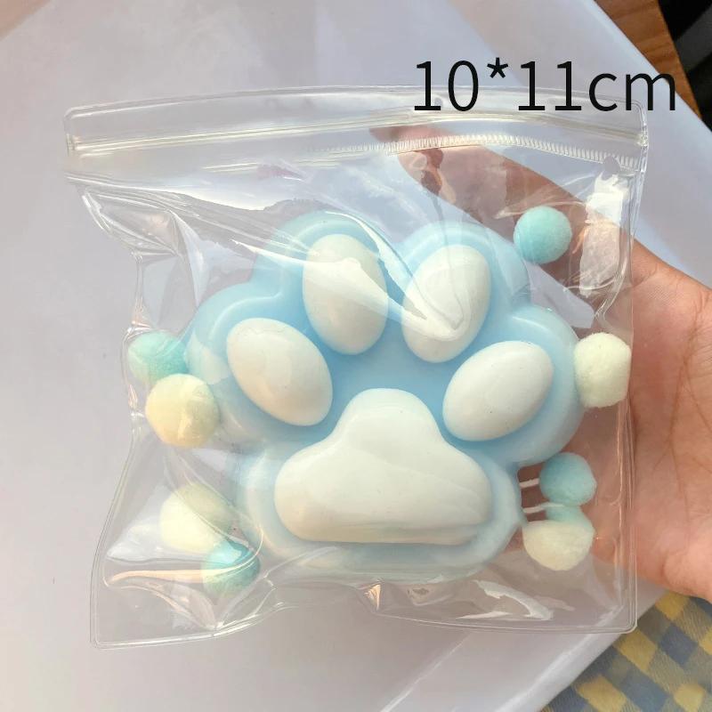 New Squeeze Super Large Cat Paw Cute Cat Foot Slow Rebound Soft Jelly Pinch Decompression Squeeze Toy Anti Stress Release Toys