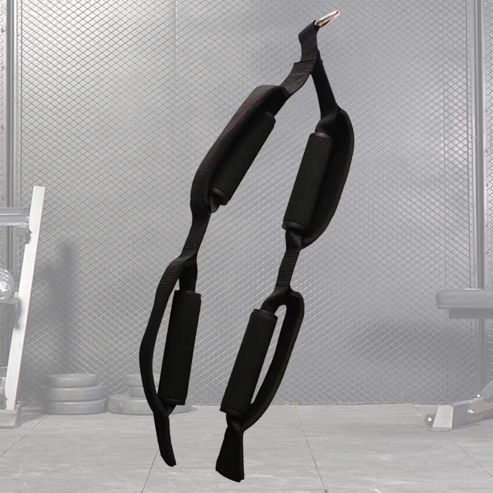 Многофункциональная фитнес-трицепсовая веревка, нескользящая трицепсовая веревка для тяги вниз для тренировок в тренажерном зале