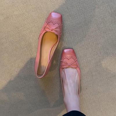 Версия из овчины~ ретро литературные и новые туфли на высоком каблуке женские резные персонализированные кожаные одинарные туфли с квадратным носом на толстом каблуке темпераментная женская обувь