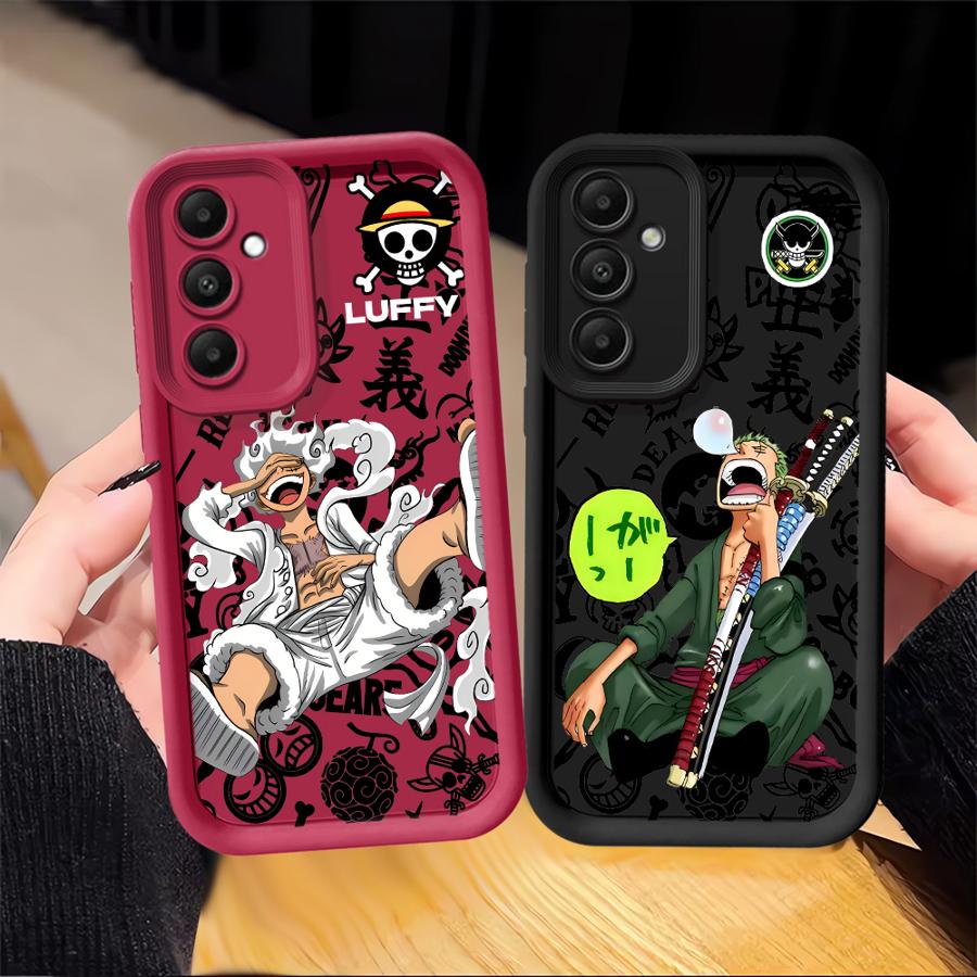 Phone Cover Case for Samsung Galaxy A56 A55 A24 A54 A32 A35 A52 A36 A25 A26 A22 A21s A73 One Pieces Anime