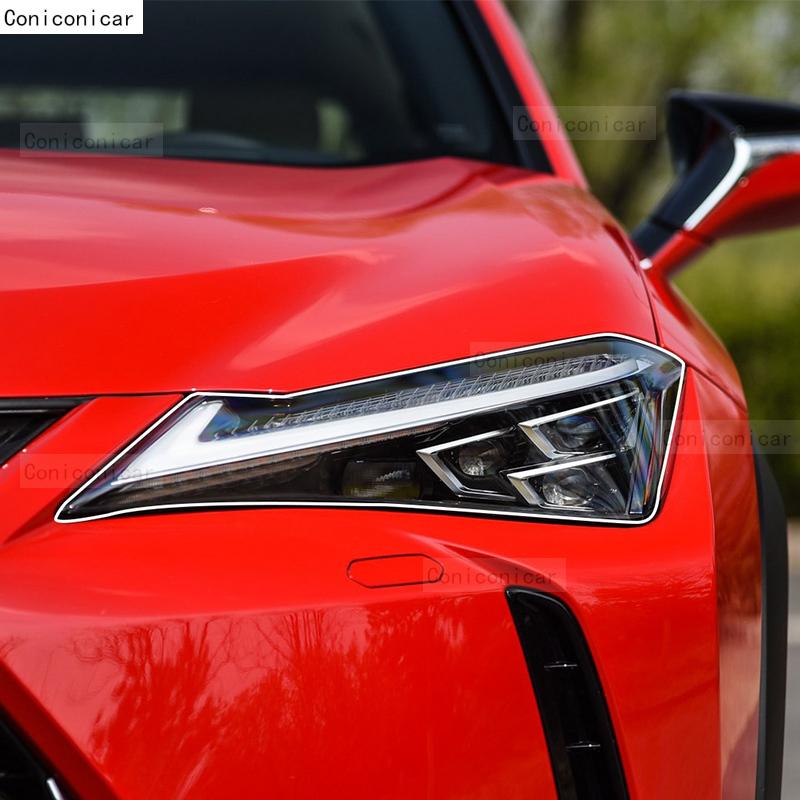 Car Headlight Protection Transparent Anti-Scratch Protective Film TPU Stickers For LEXUS UX -2025 2024 Accessories