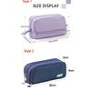 3/4 Compartment Pencil Case Multilayers Large Capacity School Student Pencil Cases Transparent Partition Pen Divider