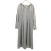 LANVIN en Bleu Long Sleeve Long Dress 38 Gray Women Used