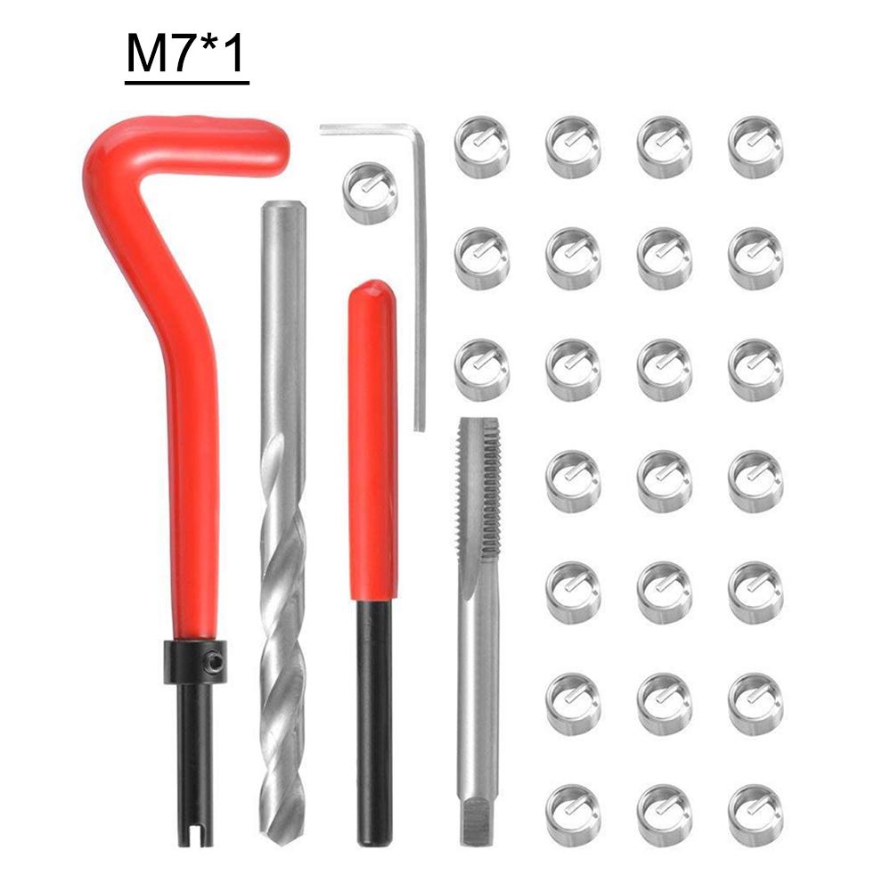 30 шт. комплект вставок для ремонта метрической резьбы M3 M4 M7 M9 M11 Helicoil Car Pro Coil Tool M11 * 1,5