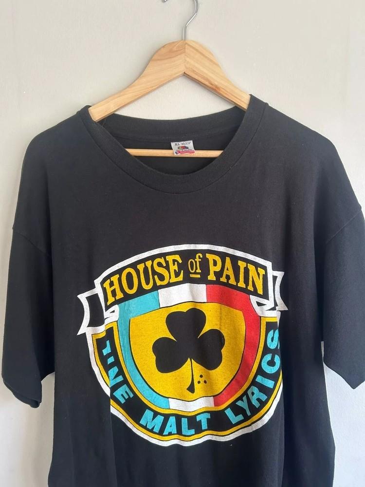 House of Pain 'Fine Malt Lyrics' Черная Унисекс Футболка Репринт S-5XL KH13264 Унисекс Футболка