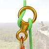 35KN Rock Carabiner Figure 8 Rappelling Rope Descender Aluminum Figure Belay Device Abseiling Downhill Equipment