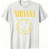 Новая Мужская Футболка Рок-Группы Nirvana Хип-Хоп Стиль Мужская и Женская Оверсайз Y2K Футболка Повседневная Свободная Уличная Унисекс Одежда