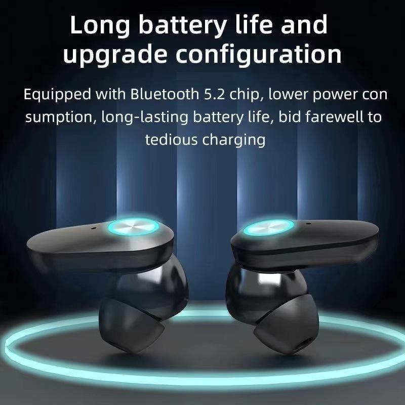 Новая беспроводная Bluetooth-гарнитура с HD-зеркалом, цифровым дисплеем и ручкой, внутриканальные спортивные наушники