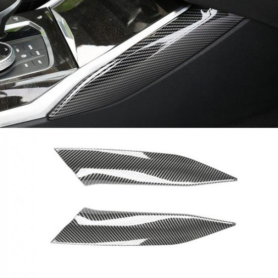 For BMW 3 Series G20 20-25 ABS Carbon Fiber Color Center Gear Shift Side Cover
