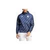 Real Madrid DNA Windbreaker With All-Over Print Men Jacket Legendary-Ink-Blue HY0615