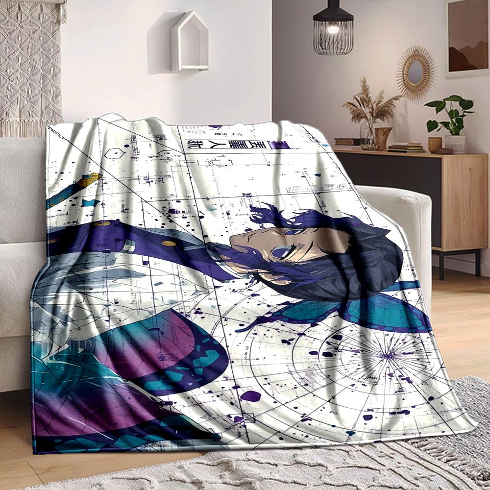 1Pc Cosmic Dreamscape Flannel Blanket, Soft And Comfortable, Casual Warm, Camping Travel, Christmas, Halloween Xmas Gift S1592